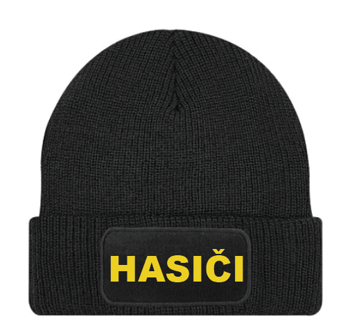 Pletená čepice Hasiči 1